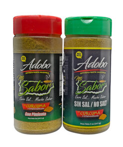 Adobo Mi Sabor Combo con y sin pimienta